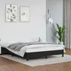 Image de vidaXL Cadre de lit sans matelas noir 140x190 cm similicuir 346898