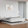 Image de vidaXL Cadre de lit sans matelas blanc 180x200 cm similicuir 346917
