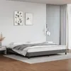 Image de Cadre De Lit Sans Matelas Gris 200x200 Cm Similicuir Vidaxl