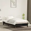 Image de Cadre De Lit Sans Matelas Noir 90x190 Cm Velours Vidaxl
