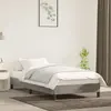 Image de Cadre De Lit Sans Matelas Gris Clair 100x200 Cm Velours Vidaxl