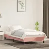 Image de Cadre De Lit Sans Matelas Rose 100x200 Cm Velours Vidaxl