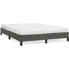 Image de Cadre De Lit Sans Matelas Gris Foncé 140x190 Cm Velours Vidaxl