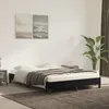 Image de Cadre De Lit Sans Matelas Noir 140x190 Cm Velours Vidaxl