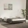 Image de Cadre De Lit Sans Matelas Gris Foncé 140x200 Cm Velours Vidaxl
