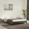 Image de Cadre De Lit Sans Matelas Vert Foncé 140x200 Cm Velours Vidaxl