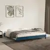 Image de Cadre De Lit Sans Matelas Bleu Foncé 160x200 Cm Velours Vidaxl