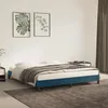Image de vidaXL Cadre de lit sans matelas bleu foncé 160x200 cm velours 346986