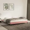 Image de Cadre De Lit Sans Matelas Rose 160x200 Cm Velours Vidaxl