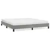 Image de Vidaxl cadre de lit sans matelas gris clair 180x200 cm velours