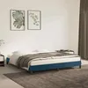 Image de vidaXL Cadre de lit sans matelas bleu foncé 180x200 cm velours 346992