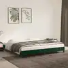 Image de Cadre De Lit Sans Matelas Vert Foncé 200x200 Cm Velours Vidaxl