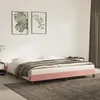 Image de Cadre De Lit Sans Matelas Rose 200x200 Cm Velours Vidaxl