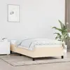 Image de Cadre De Lit Sans Matelas Crème 80x200 Cm Tissu Vidaxl