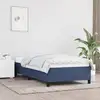 Image de Cadre De Lit Sans Matelas Bleu 80x200 Cm Tissu Vidaxl