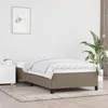 Image de vidaXL Cadre de lit sans matelas taupe 90x190 cm tissu 347030