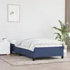 Image de Cadre De Lit Sans Matelas Bleu 90x190 Cm Tissu Vidaxl