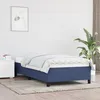 Image de Cadre De Lit Sans Matelas Bleu 90x200 Cm Tissu Vidaxl