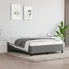 Image de vidaXL Cadre de lit sans matelas gris foncé 140x190 cm tissu 347059