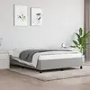 Image de Cadre De Lit Sans Matelas Gris Clair 140x200 Cm Tissu Vidaxl