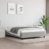 Image de vidaXL Cadre de lit sans matelas gris clair 140x200 cm tissu 347066