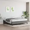 Image de Cadre De Lit Sans Matelas Gris Foncé 180x200 Cm Tissu Vidaxl