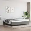 Image de Cadre De Lit Sans Matelas Gris Foncé 200x200 Cm Tissu Vidaxl