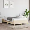 Image de vidaXL Cadre de lit sans matelas crème 120x200 cm tissu 347154