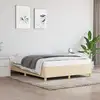Image de Cadre De Lit Sans Matelas Crème 140x190 Cm Tissu Vidaxl