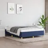 Image de vidaXL Cadre de lit sans matelas bleu 140x190 cm tissu 347163