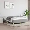 Image de Cadre De Lit Sans Matelas Gris Clair 140x200 Cm Tissu Vidaxl