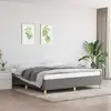 Image de Cadre De Lit Sans Matelas Gris Foncé 160x200 Cm Tissu Vidaxl