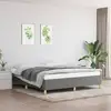 Image de Cadre De Lit Sans Matelas Gris Foncé 180x200 Cm Tissu Vidaxl
