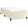 Image de Cadre De Lit Sans Matelas Crème 90x200 Cm Similicuir Vidaxl
