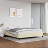 Image de Cadre De Lit Sans Matelas Crème 180x200 Cm Similicuir Vidaxl