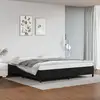 Image de Cadre De Lit Sans Matelas Noir 200x200 Cm Similicuir Vidaxl