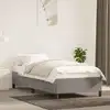Image de Cadre De Lit Sans Matelas Gris Clair 80x200 Cm Velours Vidaxl