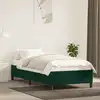 Image de Cadre De Lit Sans Matelas Vert Foncé 80x200 Cm Velours Vidaxl