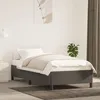 Image de Cadre De Lit Sans Matelas Gris Foncé 90x200 Cm Velours Vidaxl