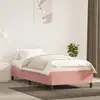 Image de Cadre De Lit Sans Matelas Rose 90x200 Cm Velours Vidaxl