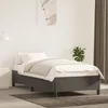 Image de Cadre De Lit Sans Matelas Gris Foncé 100x200 Cm Velours Vidaxl
