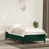 Image de Cadre De Lit Sans Matelas Vert Foncé 100x200 Cm Velours Vidaxl