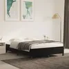 Image de Cadre De Lit Sans Matelas Noir 140x190 Cm Velours Vidaxl