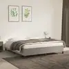 Image de Cadre De Lit Sans Matelas Gris Clair 160x200 Cm Velours Vidaxl