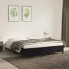 Image de Cadre De Lit Sans Matelas Noir 160x200 Cm Velours Vidaxl