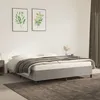Image de Cadre De Lit Sans Matelas Gris Clair 180x200 Cm Velours Vidaxl