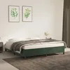 Image de vidaXL Cadre de lit sans matelas vert foncé 180x200 cm velours 347339
