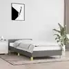 Image de Cadre De Lit Sans Matelas Gris Foncé 80x200 Cm Tissu Vidaxl