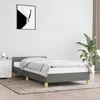 Image de vidaXL Cadre de lit sans matelas gris foncé 90x200 cm tissu 347384