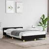 Image de vidaXL Cadre de lit sans matelas noir 120x200 cm tissu 347401